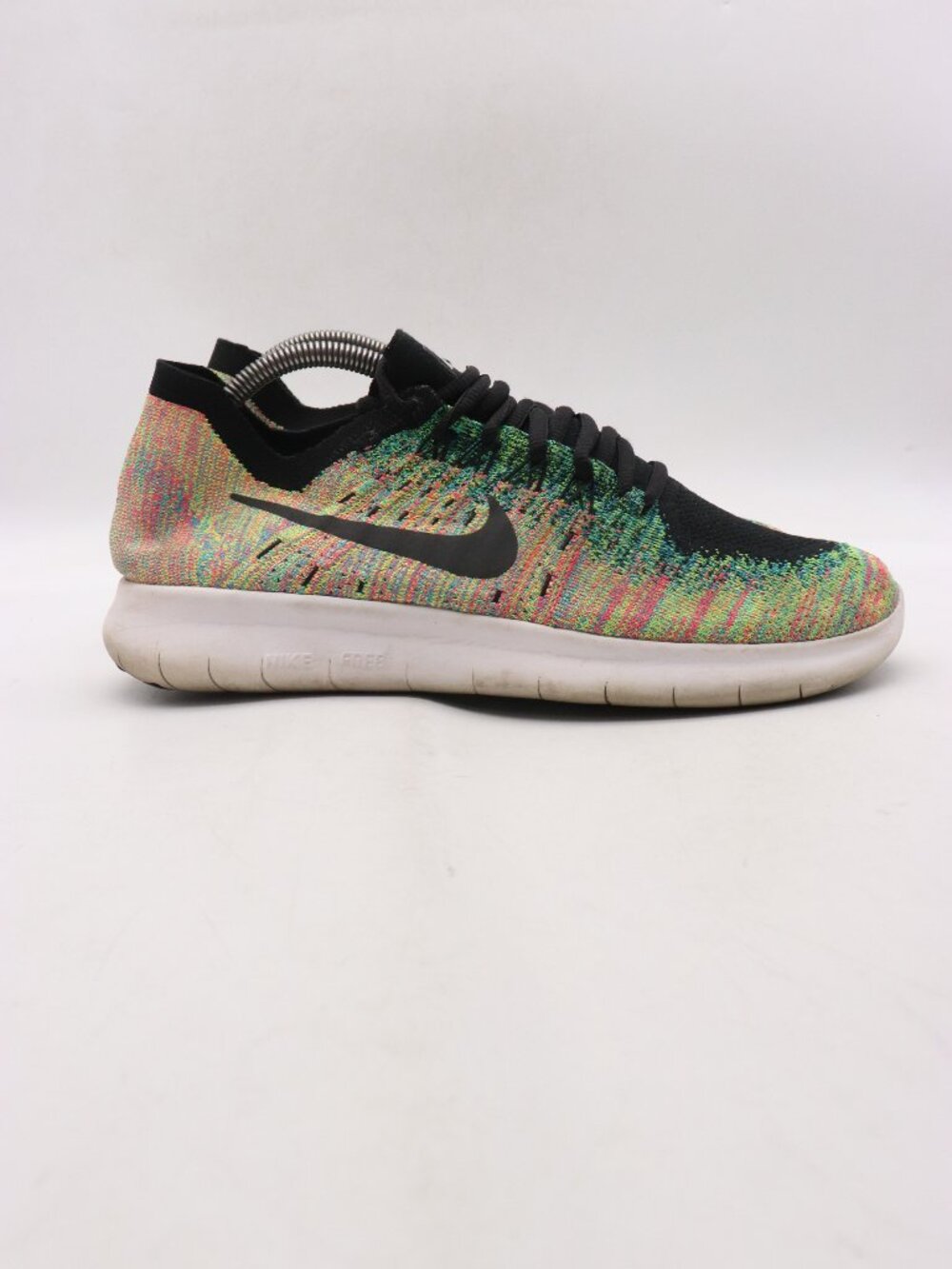 Nike Free RN Flyknit 2017 Men's Size 9.5 Multicolor Running Sneakers 880843-005